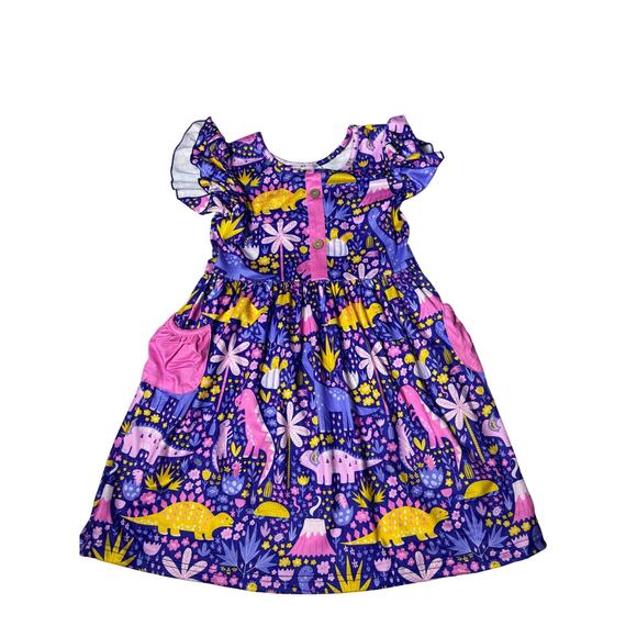 Pete & Lucy Other - Pete & Lucy Girls Dinosaur Boutique Dress NWT SZ 6